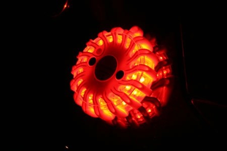 Powerflare LED advarselslampe ( orange)